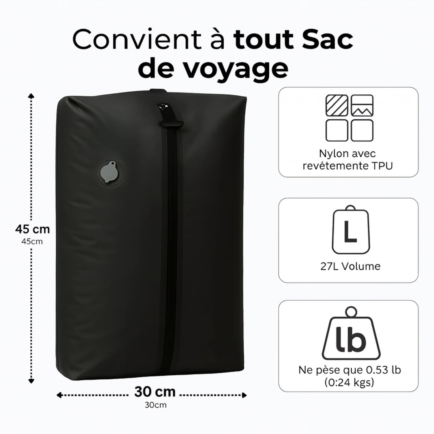 VacuSmart™ – Kit de Compression de Voyage Intelligent