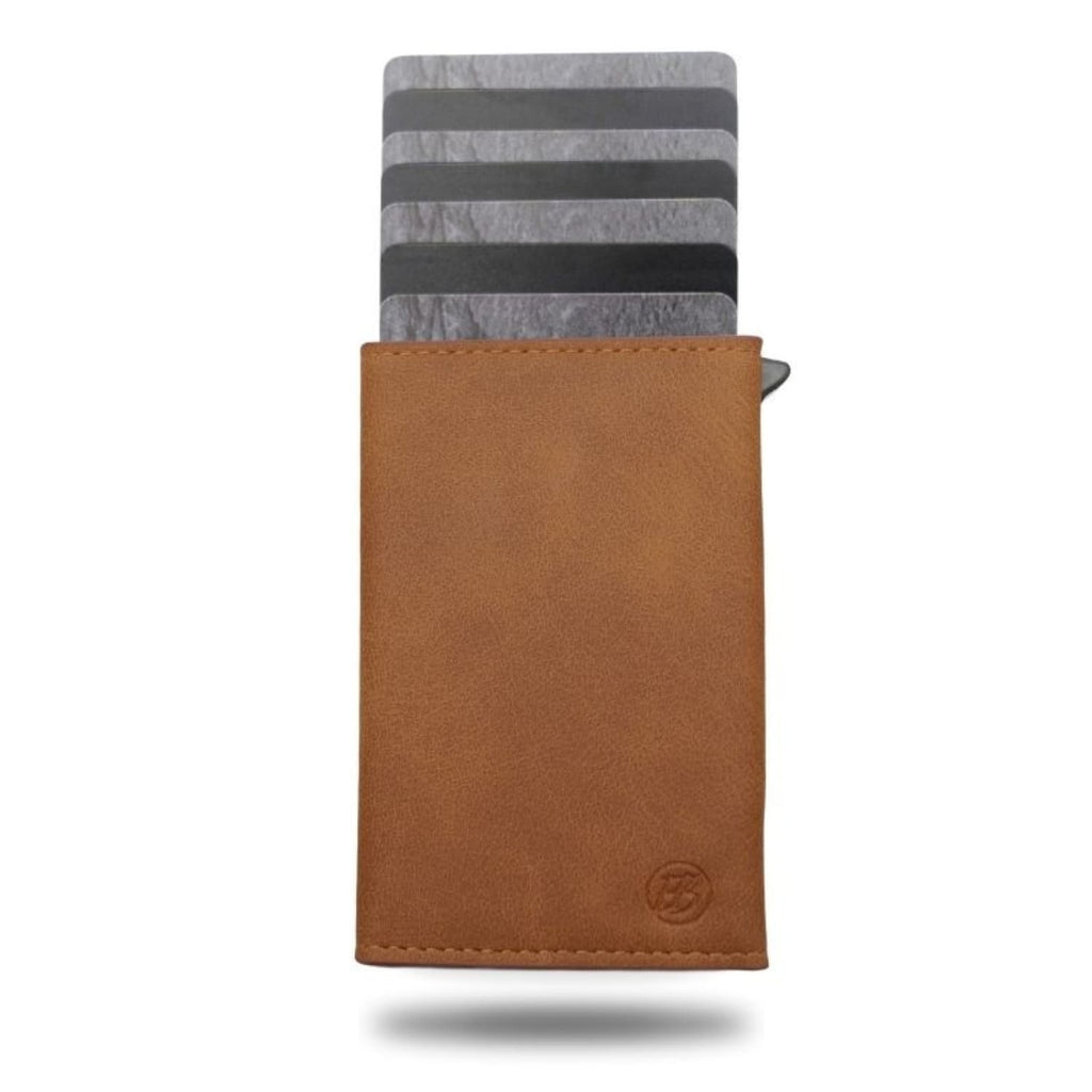 QuickStack™ Marron - Le Portefeuille Intelligent