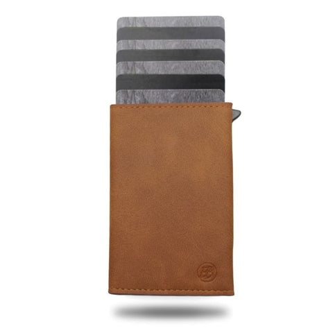 QuickStack™ Marron - Le Portefeuille Intelligent